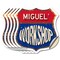 Signmission Miguel's Workshop, 4 inch X 4 inch, Vinyl Decal, 5PK SHI-D-5PACK-4-489-MIGUEL - alternate 1