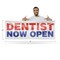 Signmission Dentist Now Open, 36 Inch x 96 Inch, Vinyl Banner B-96-30541 - alternate 3