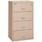 Fireking 4 Drawer, 1 Hr Fire & Impact Rated, 31" Wide Lateral Champagne 4-3122-CCH - alternate 1