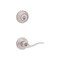Kwikset Entry Lever and Deadbolt Set SmartKey Tustin Satin Nickel ANSI/BHMA Grade 2 KW1 1-3/4 Satin Nickel 5420781 - alternate 1