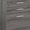 Homeroots 25" Gray Particle Board Filing Cabinet With Drawers 333352 - alternate 4