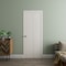 Sartodoors Sliding Closet Bi-fold Doors 36 x 80 inches, BASIC 3001 Ash Franko, Sturdy Tracks Moldings Trims H BASIC3001BF-YAFR-36x80 (2* 18x80) - alternate 2