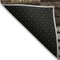 Homeroots 8' X 10' Chocolate Ivory And Gold Striped Washable Indoor Outdoor Area Rug 613160 - alternate 3