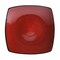 Hometrends Soho Lounge 4 Piece 7.5 Inch Square Stoneware Salad Plate Set in Red 121024.01A - alternate 3