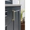 Amerock Appoint 6-5/16 inch 160mm Center-to-Center Golden Champagne Cabinet Pull BP37360BBZ - alternate 4