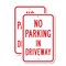 Signmission No Parking In Driveway, 18'' X 24'' 2 Signs, Heavy Gauge Aluminum, 2PK A-1824-2PACK-2689 - alternate 1