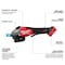Milwaukee Tool M18 FUEL 4-1/2"-6" Variable Speed Braking Grinder, Paddle Switch w/ ONE-KEY 3672-20 - alternate 9