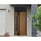 Vdomdoors Steel Door Deux 6678 Natural Oak Transom Window Sidelite Entry Door Painted W36xH80+16 Right hand I DEUX6678EXD-OAK-W36 x H80+16-RH-I - alternate 2