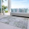 Homeroots 10' X 14' Olive Green And Gray Abstract Washable Indoor Outdoor Area Rug 587883 - alternate 2
