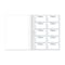 C-Line Products 3-5/8'' x 1-7/8'' Visitor Badges with Registry Log, 1/BX 97030 - alternate 3