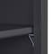 Sandusky Lee 5-Shelf Mobile Bookcase, 78"x36" Black BM40361872-09 - alternate 3