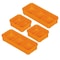 Klein Tools ShortBins, 113/16inx37/8in, Orange, 4PK 54810MB - alternate 1