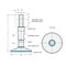J.W. Winco Leveling Foot 20-80-1/2X13-175-A - alternate 2