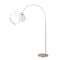 Jonathan Y Nora 71" Coastal Vintage Iron LED Floor Lamp, Nickel/White JYL3089B - alternate 3