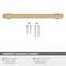 Amerock Destine 5-1/16 in 128 mm Center-to-Center Champagne Bronze Cabinet Pull BP36859CZ - alternate 3