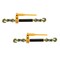 Mytee Products 5/16-3/8 Peerless QuikBinder Tow Chain Ratchet Binder H5125-0658 Axle, 2PK CB-PQB-516x2 - alternate 3