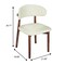 Leisuremod Sable Faux Leather Dining Chair with Rubberwood Legs SCW18W - alternate 4