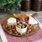 Megachef 12 Inch Acacia Wood Round Serving Board with Handle 750122189M - alternate 3