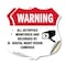 Signmission Video Surveillance Shield Label Set Warn, 6 inch X 6 inch, Vinyl Decal, 2PK SHI-D-2PACK-6-467 - alternate 1