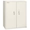 Fireking Storage Cabinet, 1 Hr Fire, 44" H, end tab inserts Ivory White CF4436-MDIW - alternate 1