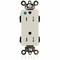 Leviton Straight Blade Receptacle, 5-15R, 15 A, 125V AC, Surface Mount, Self-Grounded MT162-ILT - alternate 1