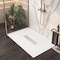 Anzzi 59 in. x 35 in. Barrier-Free Showerbase in White with Center Drain, SMC Construction, Slip-Resistant SB-AZ409C-WH - alternate 2