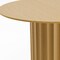 Homeroots 52" Brown Solid Wood Pedestal Base Round Top Dining Table 720999 - alternate 2