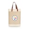 Picnic Time Family Of Brands NFL Pittsburgh Steelers - Pinot Jute 2 Bottle Insulated Wine Bag 539-02-187-254-2 - alternate 1
