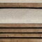 Homeroots Set of Two Brown Wood Slat and Upholstery Storage Benches With Flip Top 379835 - alternate 3