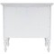 Homeroots 32" White Solid Wood Four Drawer Gentlemans Chest 389777 - alternate 2