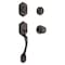 Kwikset Handleset, 3 Grade, Brass, Venetian Bronze, 2-3/8 x 2-3/4 in Backset, KW1 Keyway, 1-3/4 in Thick Door 96870-100 - alternate 4