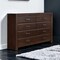Homeroots 59" Brown Solid and Manufactured Wood Eight Drawer Double Dresser 490470 - alternate 3