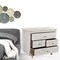Homeroots 30" White Four Drawer Nightstand 488763 - alternate 2