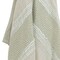 Homeroots 50" X 60" Natural Cotton Woven Striped Throw Blanket with Fringe 518816 - alternate 2