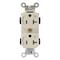 Leviton Plugs&Rcptcls, 20A, 125VAC, Almnd, Nylon M5362-2ST - alternate 1