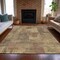 Homeroots 3' X 5' Khaki Beige And Wheat Abstract Washable Indoor Outdoor Area Rug 630777 - alternate 3