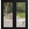 Vdomdoors Front Exterior Prehung Metal-Plastic Double Doors Frosted Glass / MANUX 8102 Matte Black / Office C MANUX8102DEXD-BLK-W72xH80-LH-I - alternate 1