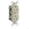 Leviton Straight Blade Receptacle, 5-15R, 15 A, 125V AC, Isolated Ground MT562-IGI - alternate 1