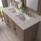 James Martin Vanities Portland 60" Double Vanity, Whitewashed Walnut, w/ 3 CM Siberian Silestone Top 620-V60D-WW-3SFR - alternate 2