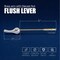 Highcraft 8" Brass Arm Tank Lever with Metal Handle and Die Cast Nut Adjustable Arm Flush Lever Chrome Plated US53-35 - alternate 3