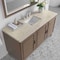 James Martin Vanities Portland 60" Single Vanity, Whitewashed Walnut, w/ 3 CM Tajnar Eclos Top 620-V60S-WW-3TJR - alternate 3