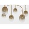 Troy Lighting Harvey 59in wide 7 Light Chandelier in Patina Brass F2559-PBR - alternate 2