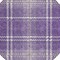 Homeroots 8' Purple Gold And Ivory Round Plaid Washable Indoor Outdoor Area Rug 596359 - alternate 2