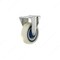 Richelieu Industrial Polyamide Rubber Caster, Fixed, with Plate, Blue, Beige F24806 - alternate 1