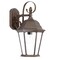Homeroots XL Dark Brown Swing Arm Hanging Lantern Wall Light 398604 - alternate 2