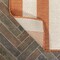 Jonathan Y Negril Two-Tone Wide Stripe Orange/Beige 3 ft. x 5 ft. Indoor/Outdoor Area Rug SMB203A-3 - alternate 2