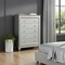 Homeroots 18" Champagne Five Drawer Standard Chest 347172 - alternate 2