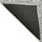 Homeroots 3' X 5' Gray And Ivory Damask Washable Indoor Outdoor Area Rug 595151 - alternate 2