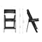 Flash Furniture Hercules Tucker Black Lightweight Foldable Polypropylene Resin Chair LE-L-1M-BK-GG - alternate 3