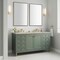 James Martin Vanities Chicago 60" Double Vanity, Smokey Celadon, w/ 3 CM Tajnar Eclos Top 503-V60D-SC-3TJR - alternate 2